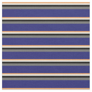 Tecido Castanho, bege, Preto, Cinza Escuro e Azul-Noite