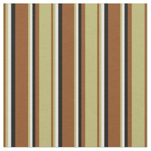 Tecido Castanho, Khaki Escuro, Amarelo Claro e Preto