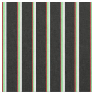 Tecido Castanho, Verde Claro, Ciano Claro e Preto