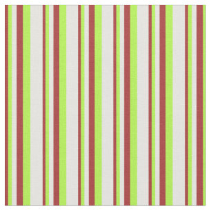 Tecido Castanho, Verde Claro e Linhas de Creme de Casa