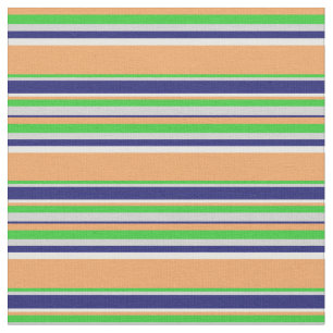 Tecido Castanho, Verde limão, Cinza, Azul e Branco à Meia