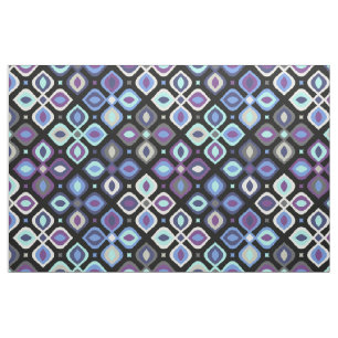 Tecido Cats-eye 70 inspirou o floral geométrico