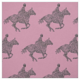 Tecido Cavaleiro de Arte de Rabisco