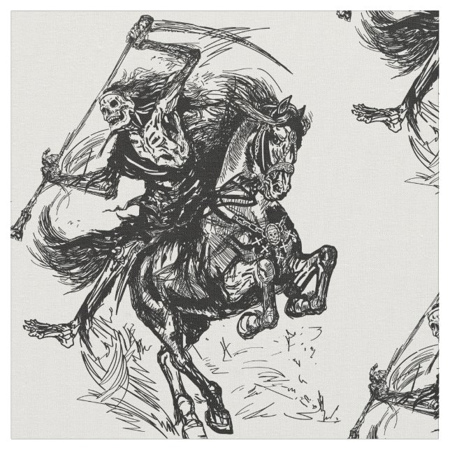 Tecido Cavaleiro do Grim Reaper (Detalhe)