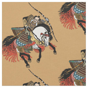 Tecido Cavaleiro-do-samurai japonês
