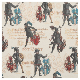 Tecido Cavaleiros do Renascimento Antiquado Armamento Mil