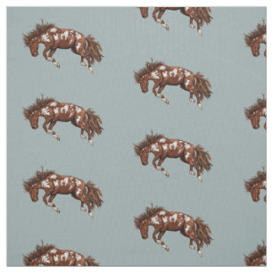 Tecido Cavalo de pintura