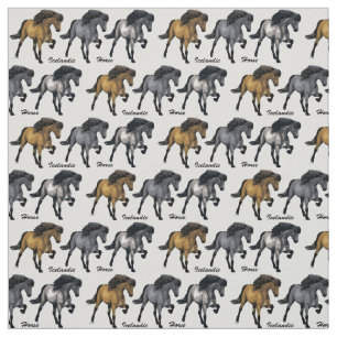 Tecido Cavalo do islandês da moda do novo
