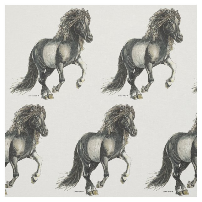 Tecido Cavalo   do islandês de Brana (Modelo)