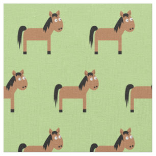 Tecido Cavalo Fofo Luz Verde Berçário Infantil
