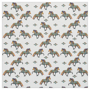 Tecido Cavalo Islandês Pop Art