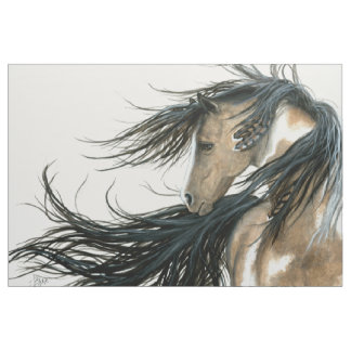 Tecido Cavalo Majestoso Pinto por Bihrle