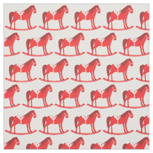 Tecido Cavalo Rocco de Natal escandinavo