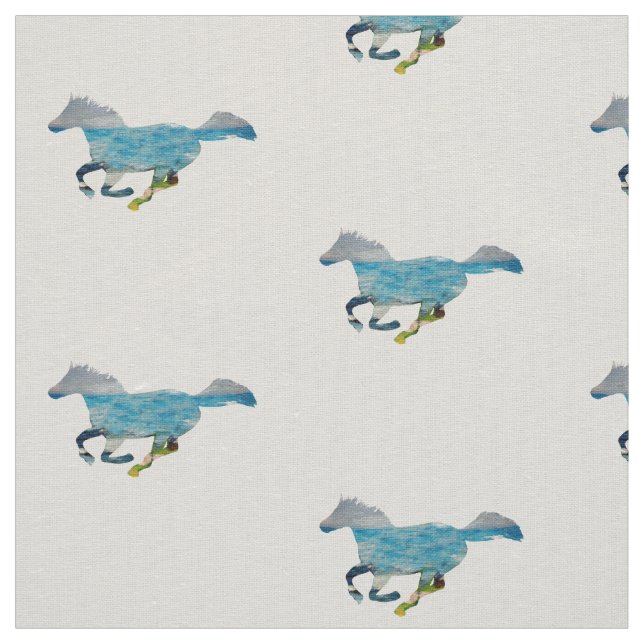 Tecido Cavalo selvagem (Modelo)