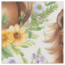 Cavalo Selvagem Fluindo Verde Amarelo Amarelo