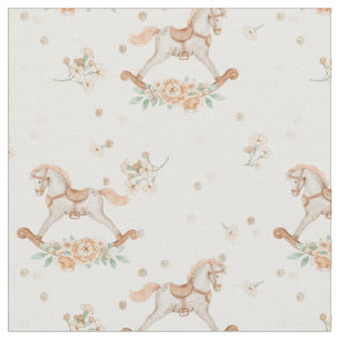 Tecido Cavalos Fairytale Rocking