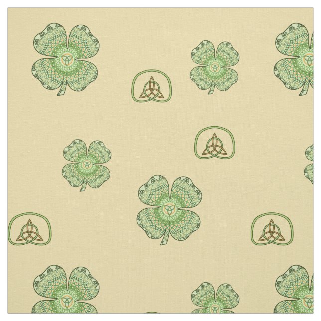 Tecido Celta Shamrock (Modelo)