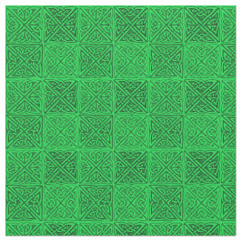 Tecido Celtic Knots Dark Green
