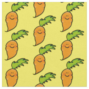 Tecido cenoura bonito do vegetariano