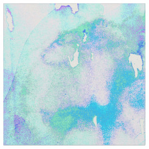 Tecido Cerceta Pastel feminino e gotejamentos azuis da