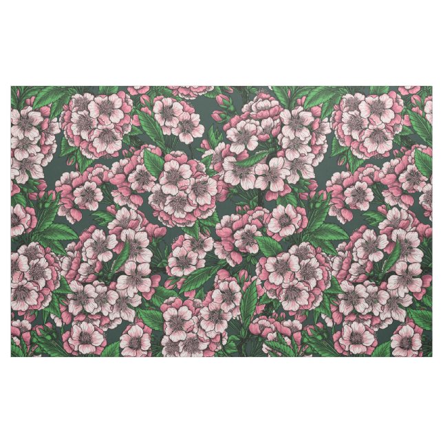 Tecido Cereja floresce 2 (Fat Quarter)