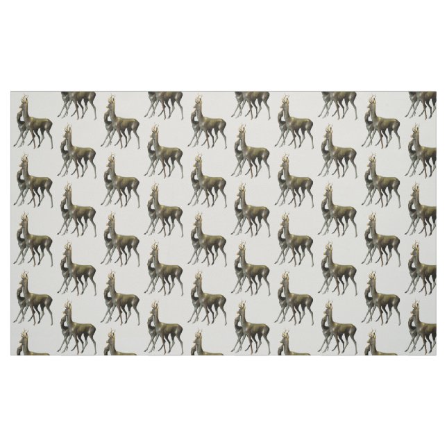 Tecido Cervos apaixonados (Fat Quarter)