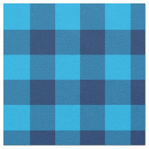 Céu Brilhante e Xadrez Azul de Gingham Marinho