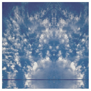 Tecido Céu e Nuvens