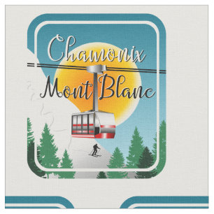 Tecido Chamonix Mont Blanc França