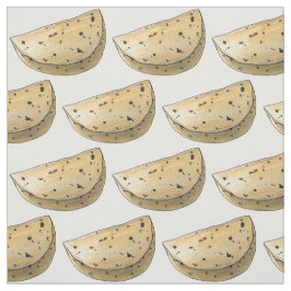 Tecido Chapati Roti Comida indiana Folha não levedada