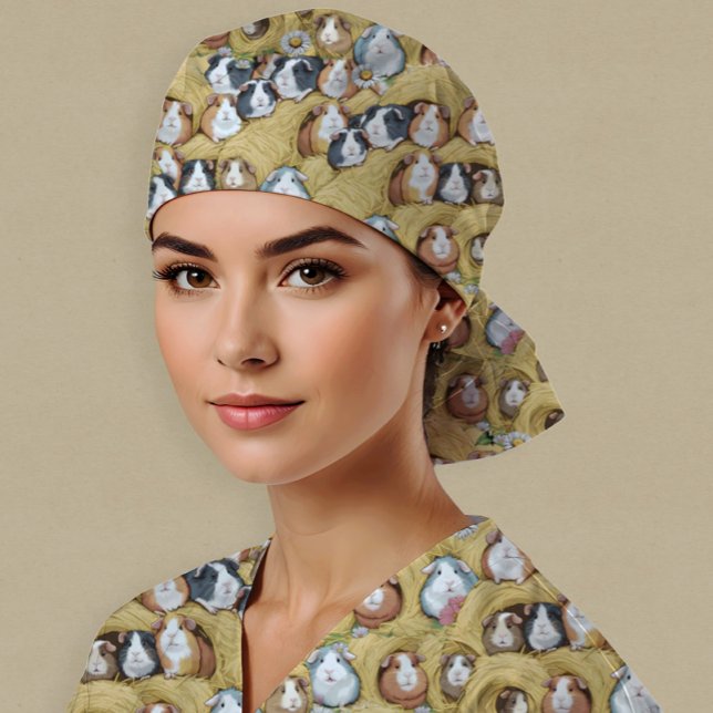 Tecido Charming Guiné Pig Haystack (Criador carregado)