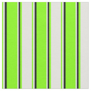 Tecido Chartreuse, Cinano Leve e Stripes Negras