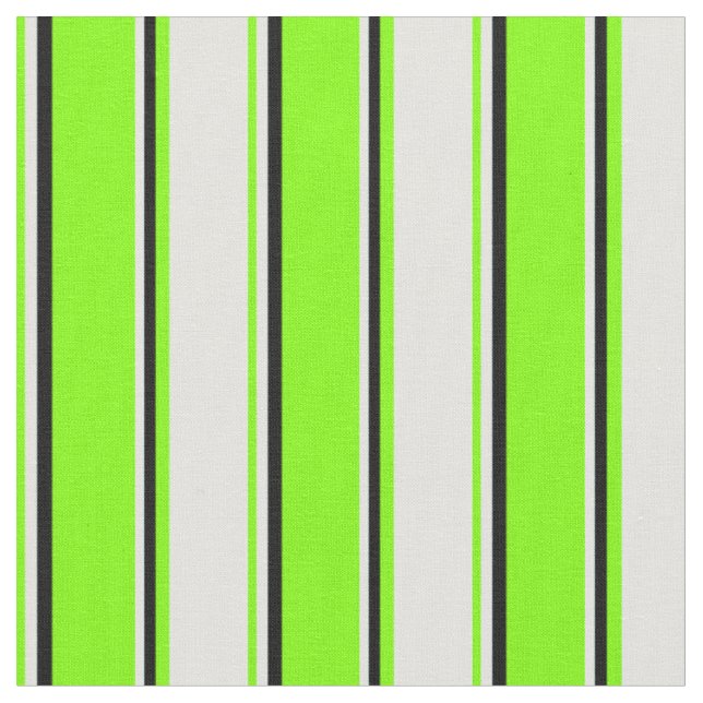 Tecido Chartreuse, Cinano Leve e Stripes Negras (Detalhe)
