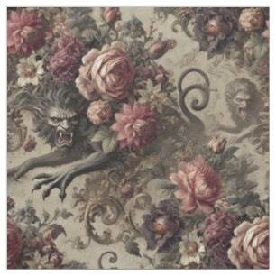 Tecido Château des Loups - Azulejo da declaração gótica
