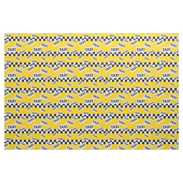 Tecido Checkboard de driver de táxi Nova York Amarelo (Fat Quarter)