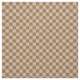 Tecido Checkerboard castanho