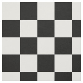 Tecido Checkered preto
