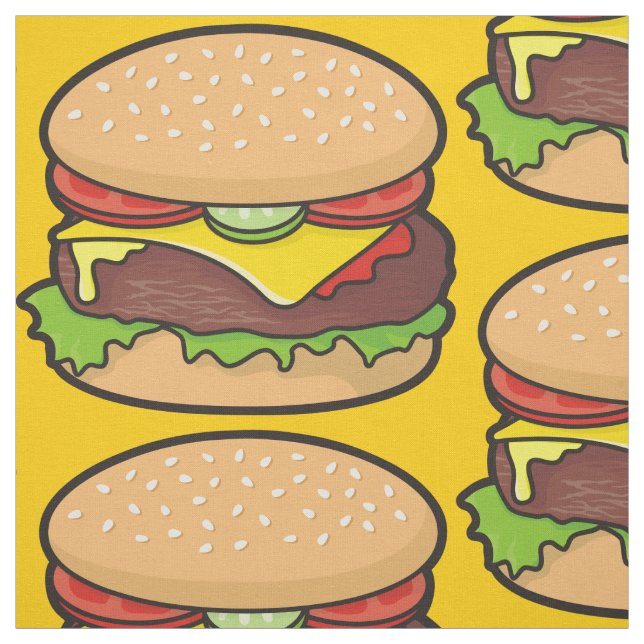 Tecido Cheeseburger (Modelo)