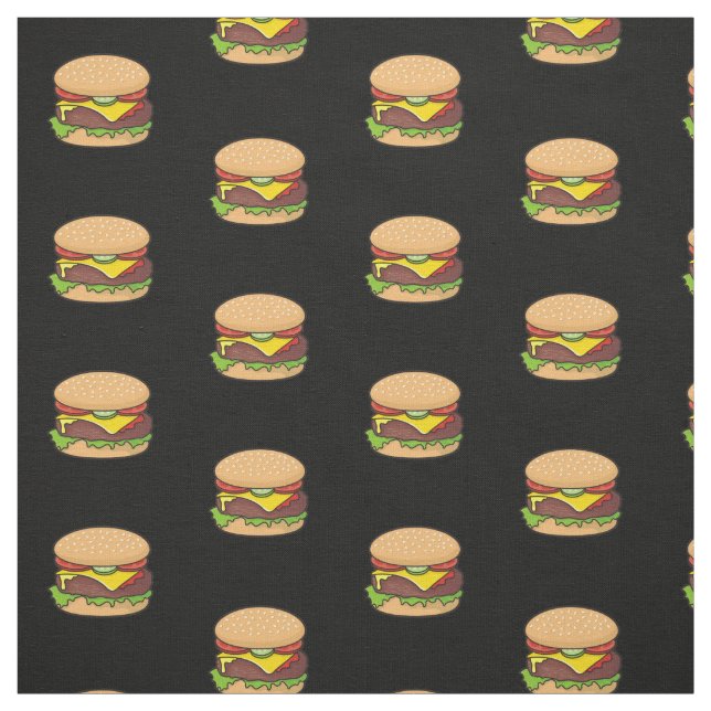Tecido Cheeseburger Pattern (Modelo)