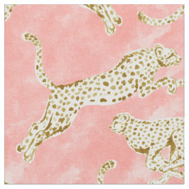 Tecido CHEETAH TALVEZ Lave Queijos Dourados