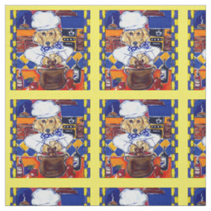 Tecido Chef Golden Retriever