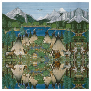 Tecido Chefe Joseph & The Nez Perce