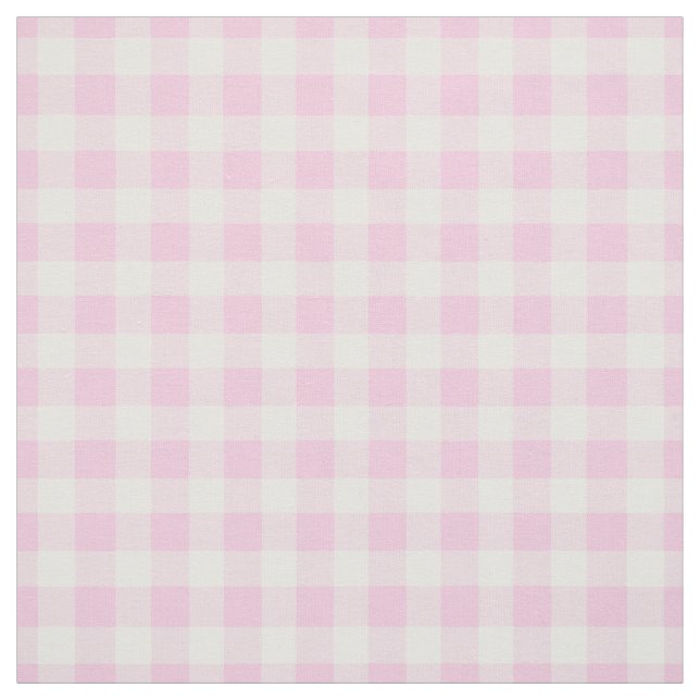 Tecido Cheque de Gingham Rosa Pálido (Modelo)