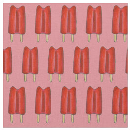 Tecido Cherry Red Twin Pop picsicle Ice Lolly Summertime