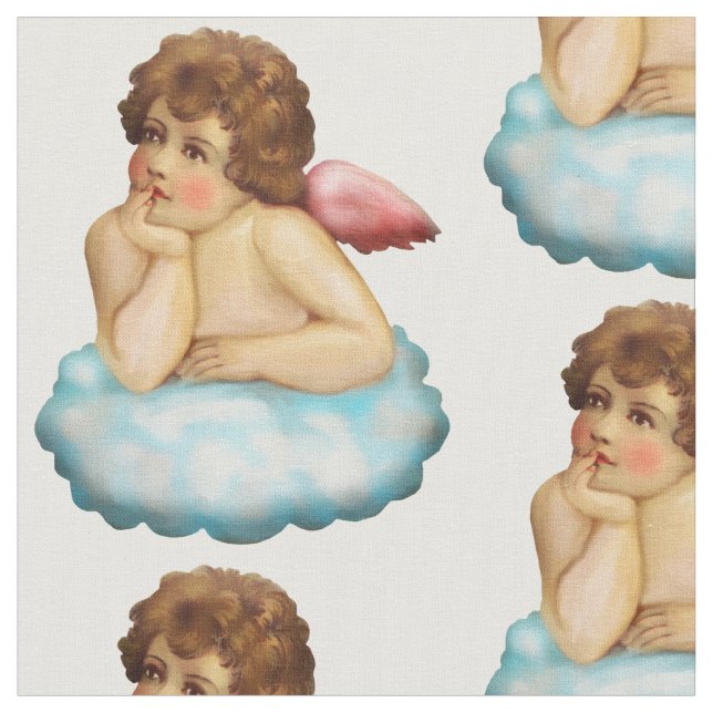 Tecido cherub anjo antigo (Detalhe)