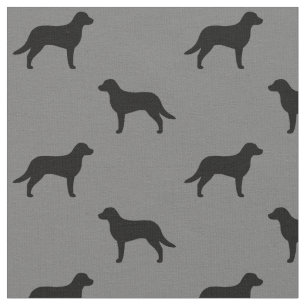 Tecido Chesapeake Bay Retriever Silhouettes Chessies