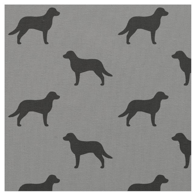 Tecido Chesapeake Bay Retriever Silhouettes Chessies (Detalhe)