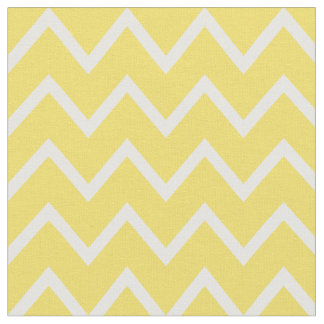 Tecido Chevron Amarelo e Branco