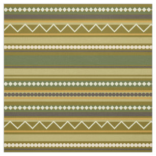 Tecido Chevron Geométrico e Stripes Verdes