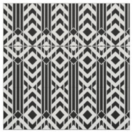 Tecido Chevron preto & branco extravagante listra